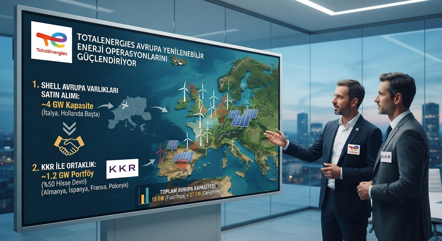 TotalEnergies, Shell'in Avrupa'daki Rüzgar ve Güneş Enerjisi Faaliyetlerini Satın Almaya Karar Verdi