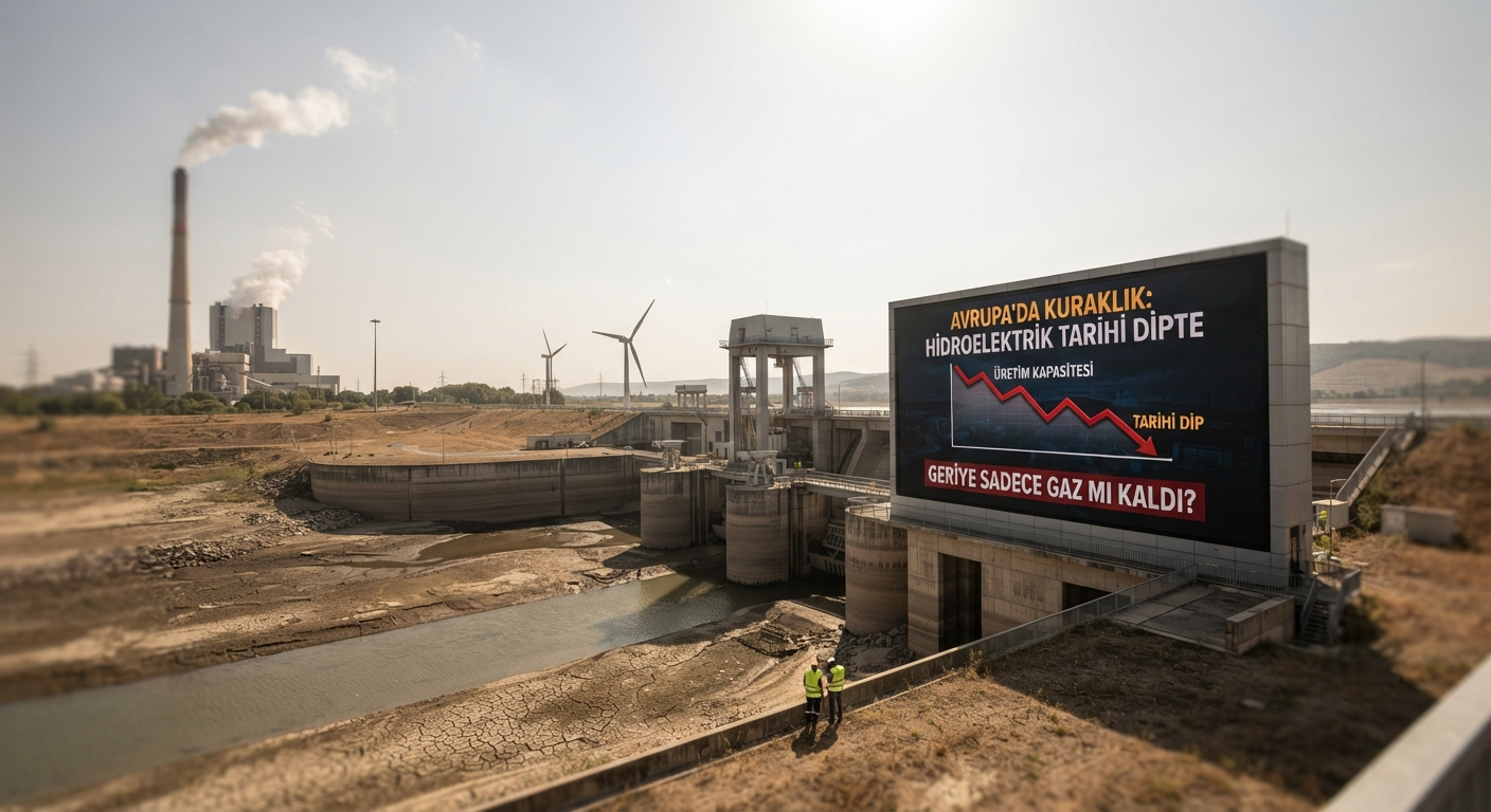 Avrupa'da Kuraklık Hidroelektrik Üretimini Tarihi Dibe Çekti: Enerjide Çözüm Sadece Doğal Gaz mı?