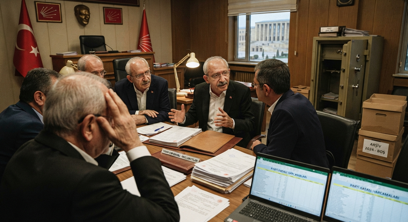 CHP Kulislerinde Kasa Tartışması: "Özgür Özel ve Ekibi TBMM'deki Parti Kasasını Boşaltıyor" İddiası
