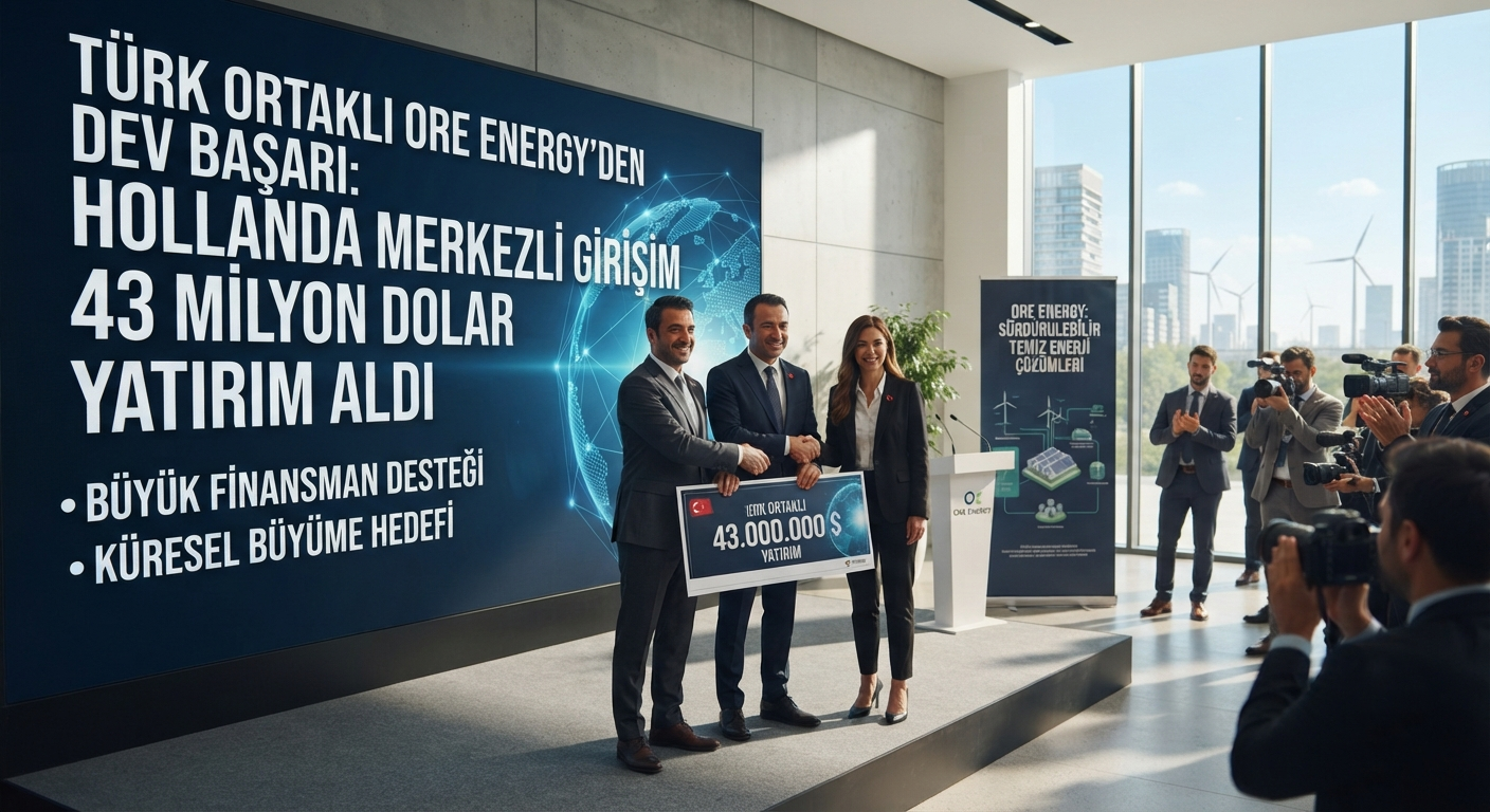 Türk Ortaklı Ore Energy'den Dev Başarı: Hollanda Merkezli Girişim 43 Milyon Dolar Yatırım Aldı