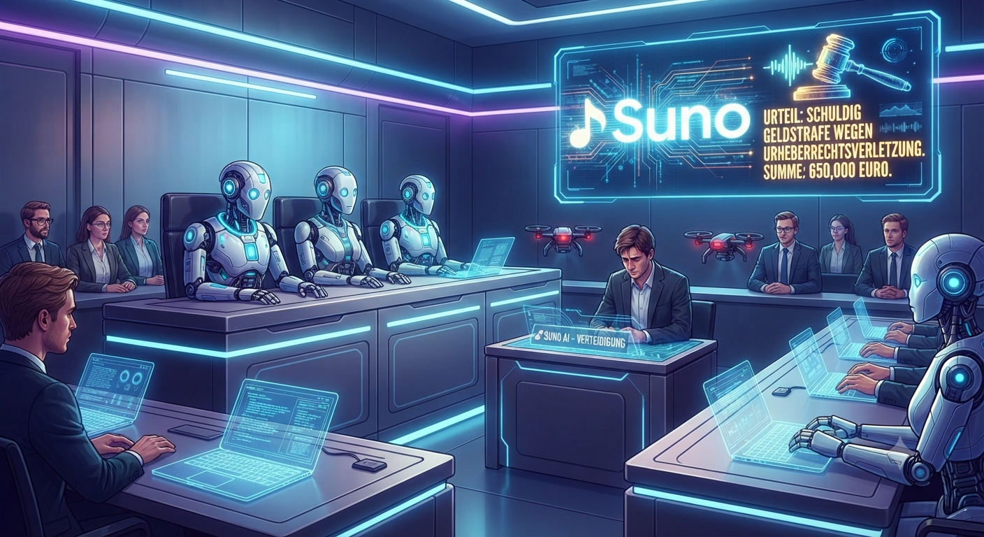 Alman Mahkemesinden Suno'ya Şok Telif Cezası: Yapay Zekâ Müzik Platformuna Yasal Darbe