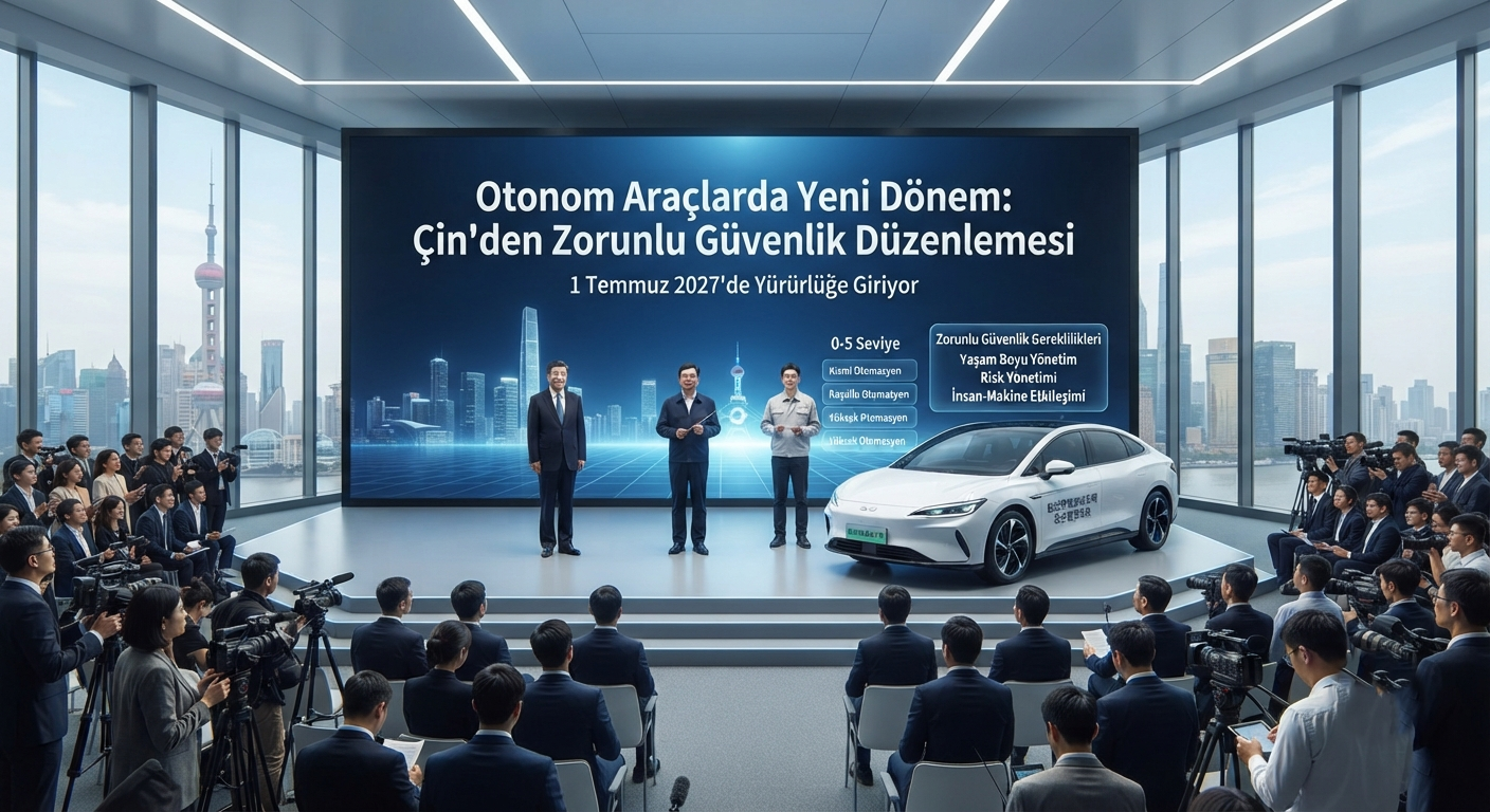 Otonom Araçlarda Yeni Dönem: Çin'den Zorunlu Güvenlik Düzenlemesi