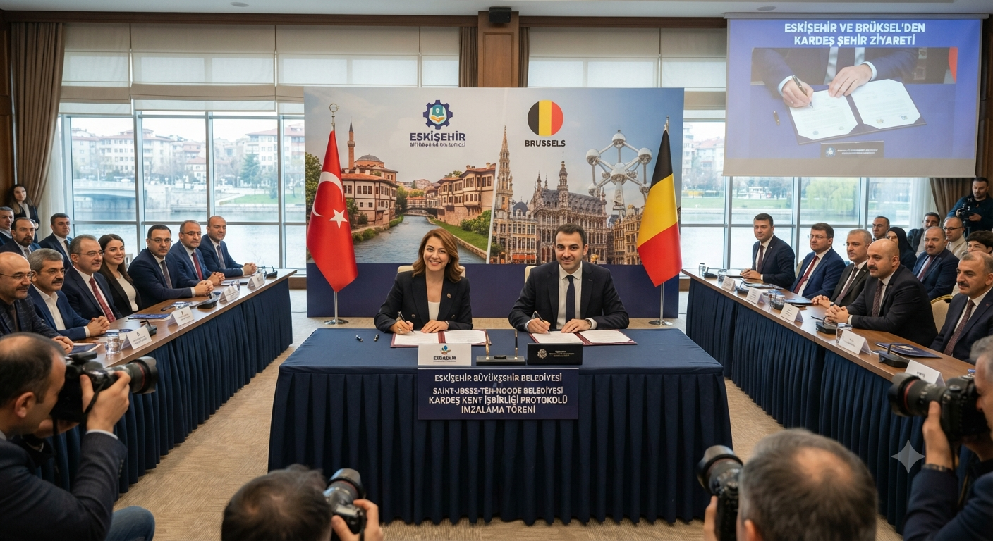 Brüksel'den Eskişehir'e Anlamlı Ziyaret: "Kardeş Kent" İlişkileri Güçleniyor