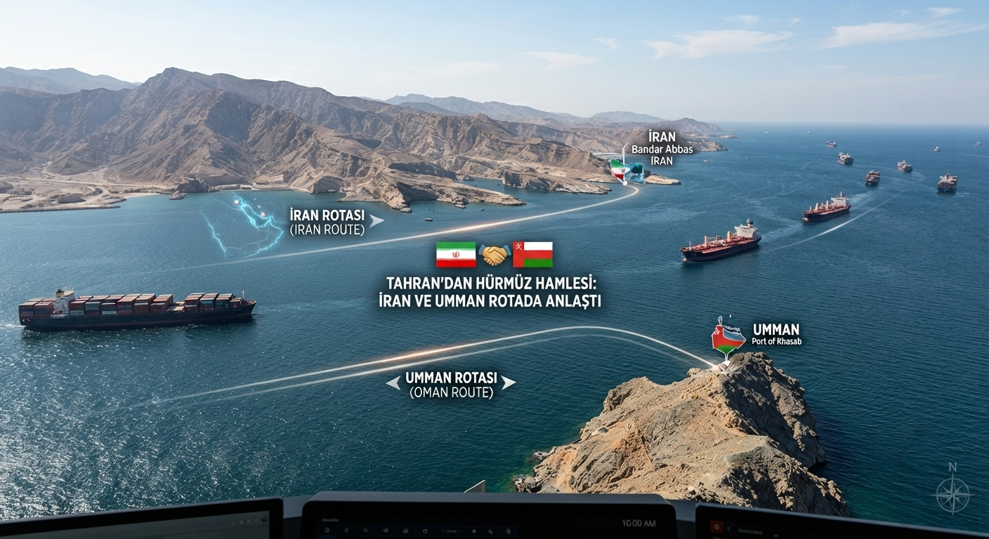 Tahran'dan Stratejik Adım: İran ve Umman Hürmüz Boğazı Rotası İçin Anlaşmaya Vardı