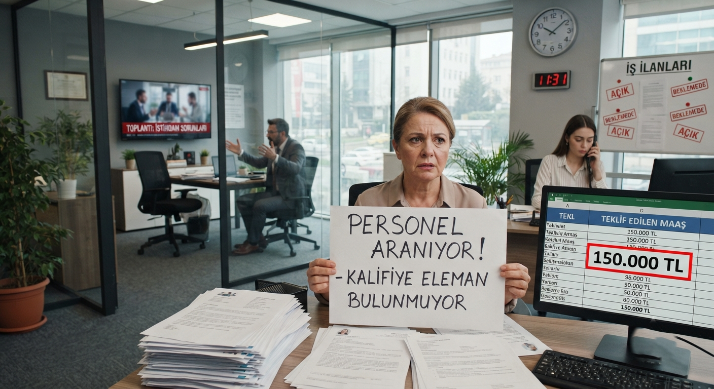 İş Gücü Piyasasında Kriz: İşverenler Personel Bulamıyor, Maaşlar 150 Bin Liraya Yükseldi!