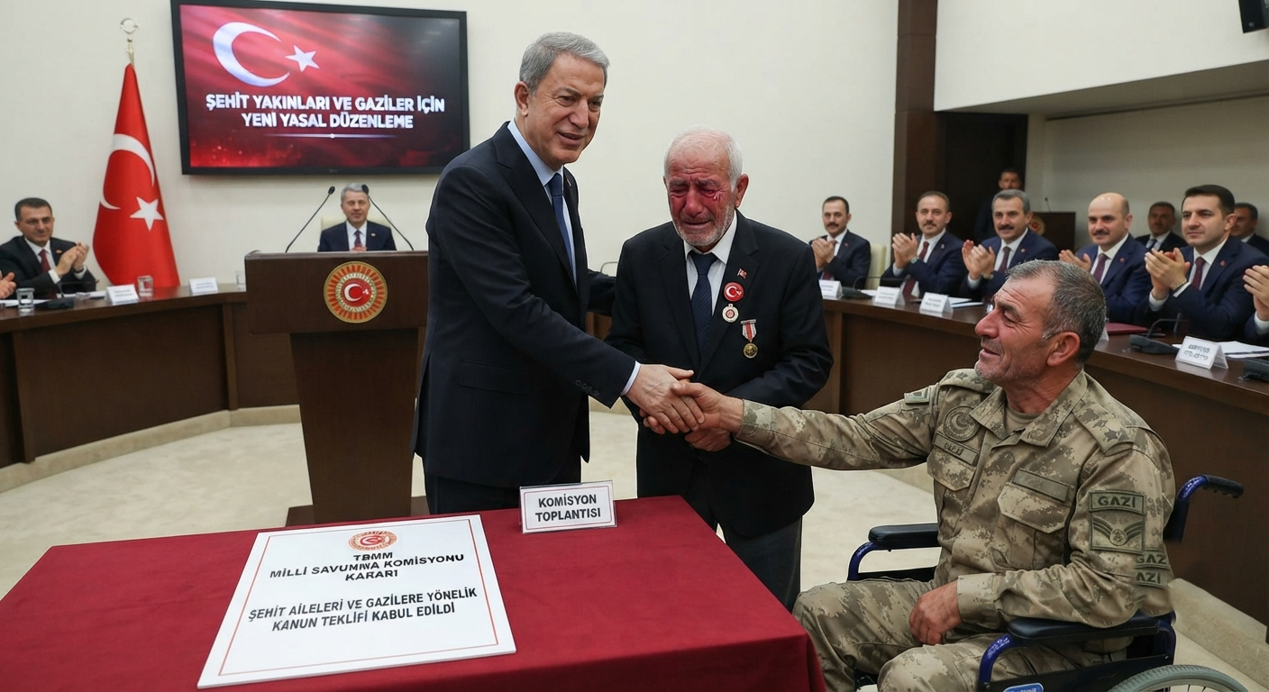 Şehit Aileleri ve Gazilerin Haklarını Kapsayan Kanun Teklifi Kabul Edildi