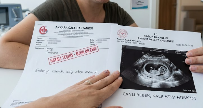 Ankara'da Hamile Kadına Skandal Teşhis: Hastane Yönetimi Hatayı Kabul Etti