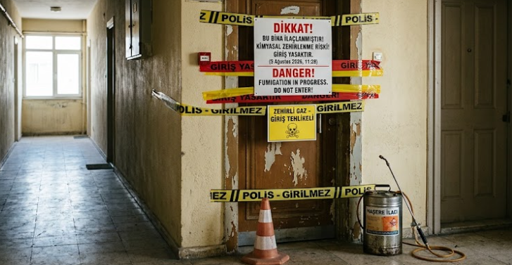 Apartmanda Kimyasal Facia: Çocuk Öldü, Annenin Durumu Kritik
