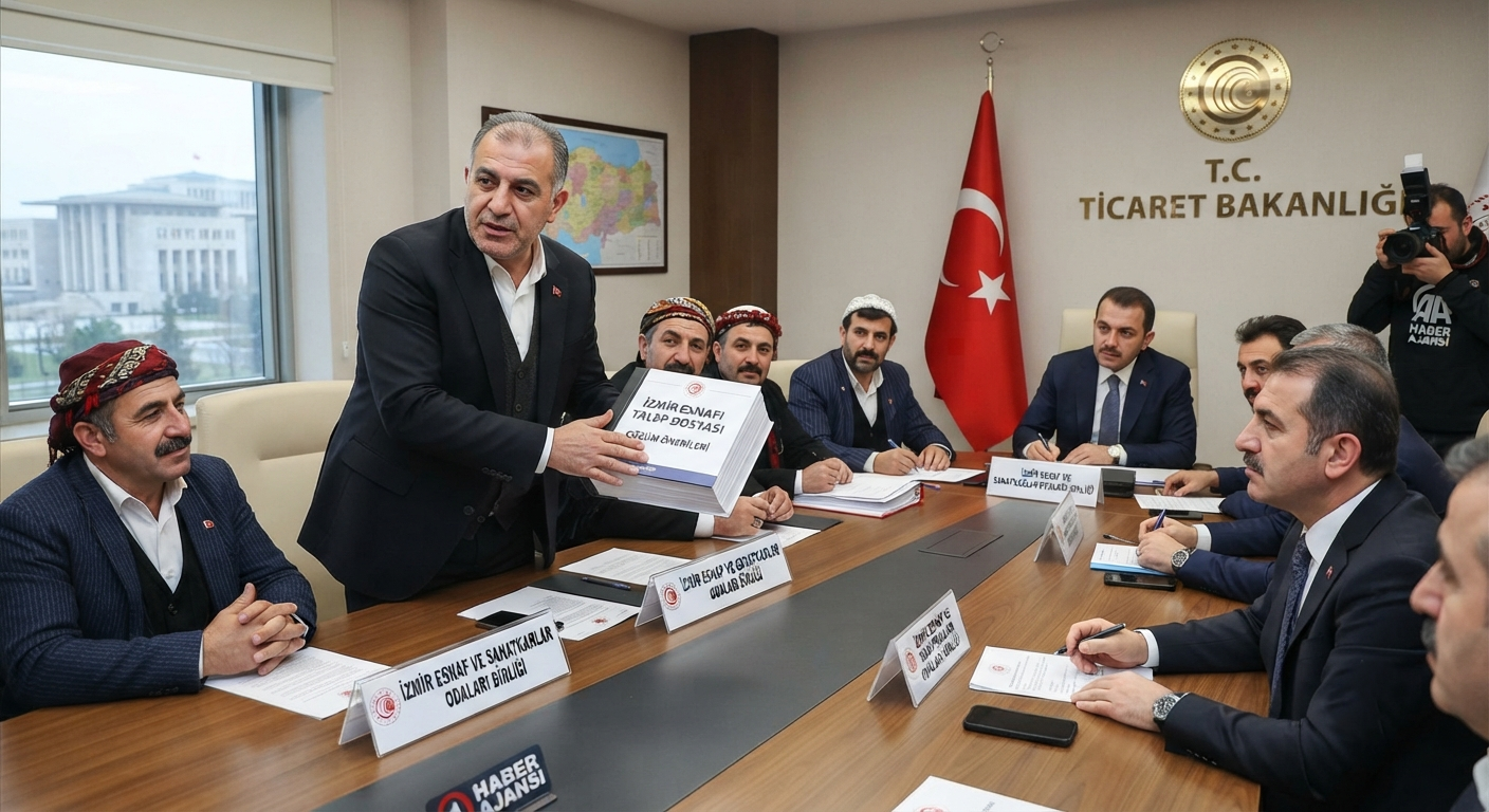 İzmir Esnafından Başkentte Kritik Temaslar: Sektörel Talepler Ankara'ya Taşındı