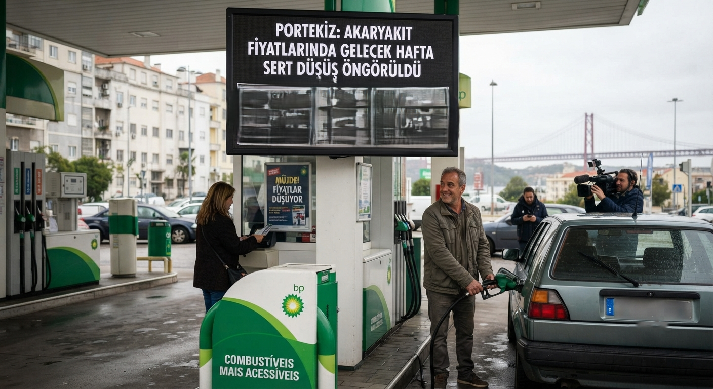 Portekiz'de Müjde: Akaryakıt Fiyatlarında Gelecek Hafta Büyük Düşüş Bekleniyor