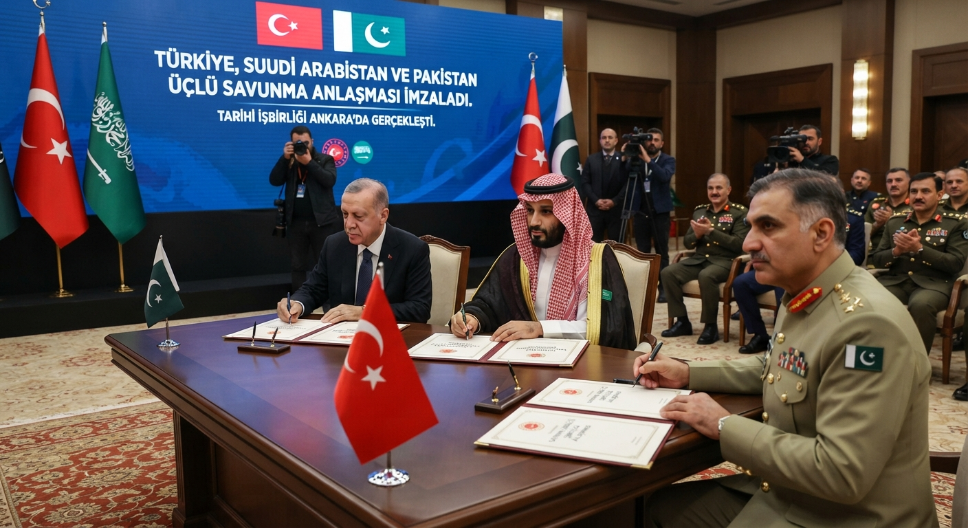 Türkiye, Suudi Arabistan ve Pakistan Arasında Tarihi Üçlü Savunma Paktı İmzalandı