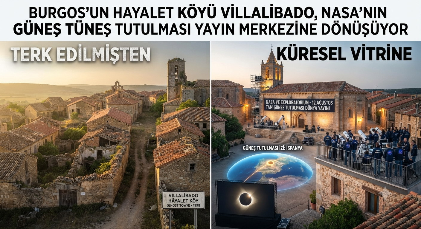 NASA, Güneş Tutulması Yayınında Neden Burgos'taki Küçük Köyü Tercih Etti?