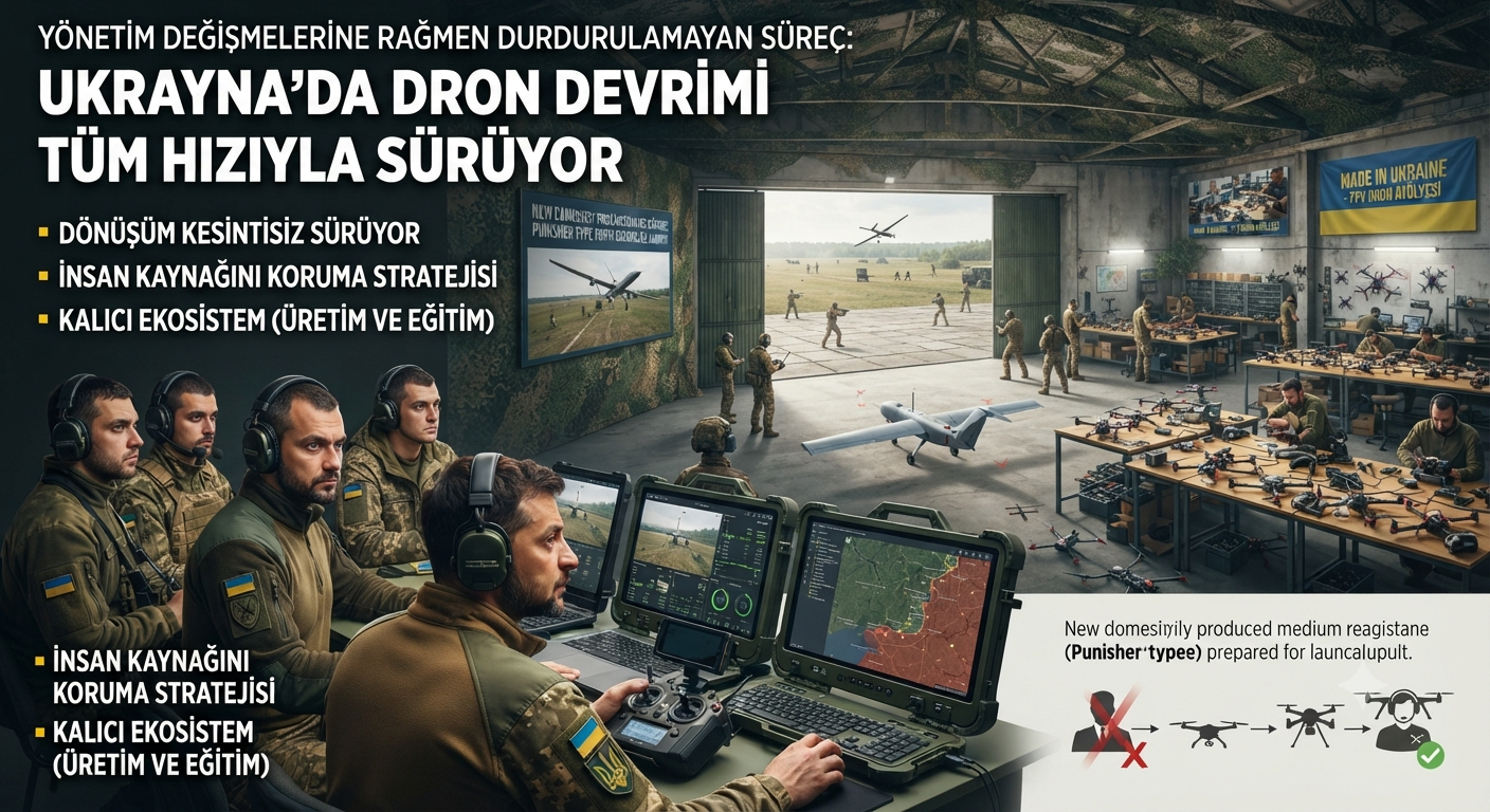 Yönetim Değişmelerine Rağmen Durdurulamayan Süreç: Ukrayna'da Dron Devrimi Tüm Hızıyla Sürüyor