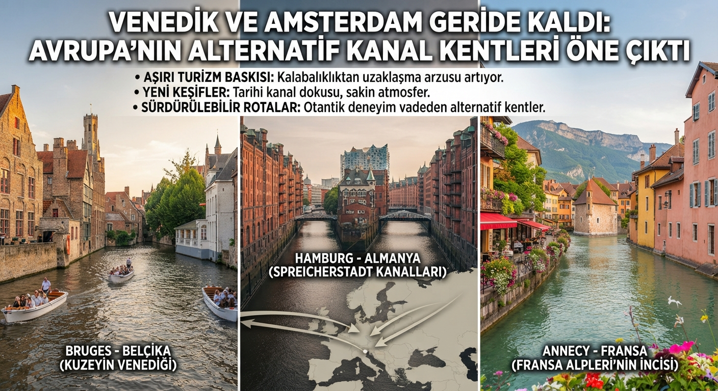 Venedik ve Amsterdam Geride Kaldı: Avrupa'nın Alternatif Kanal Kentleri Öne Çıktı