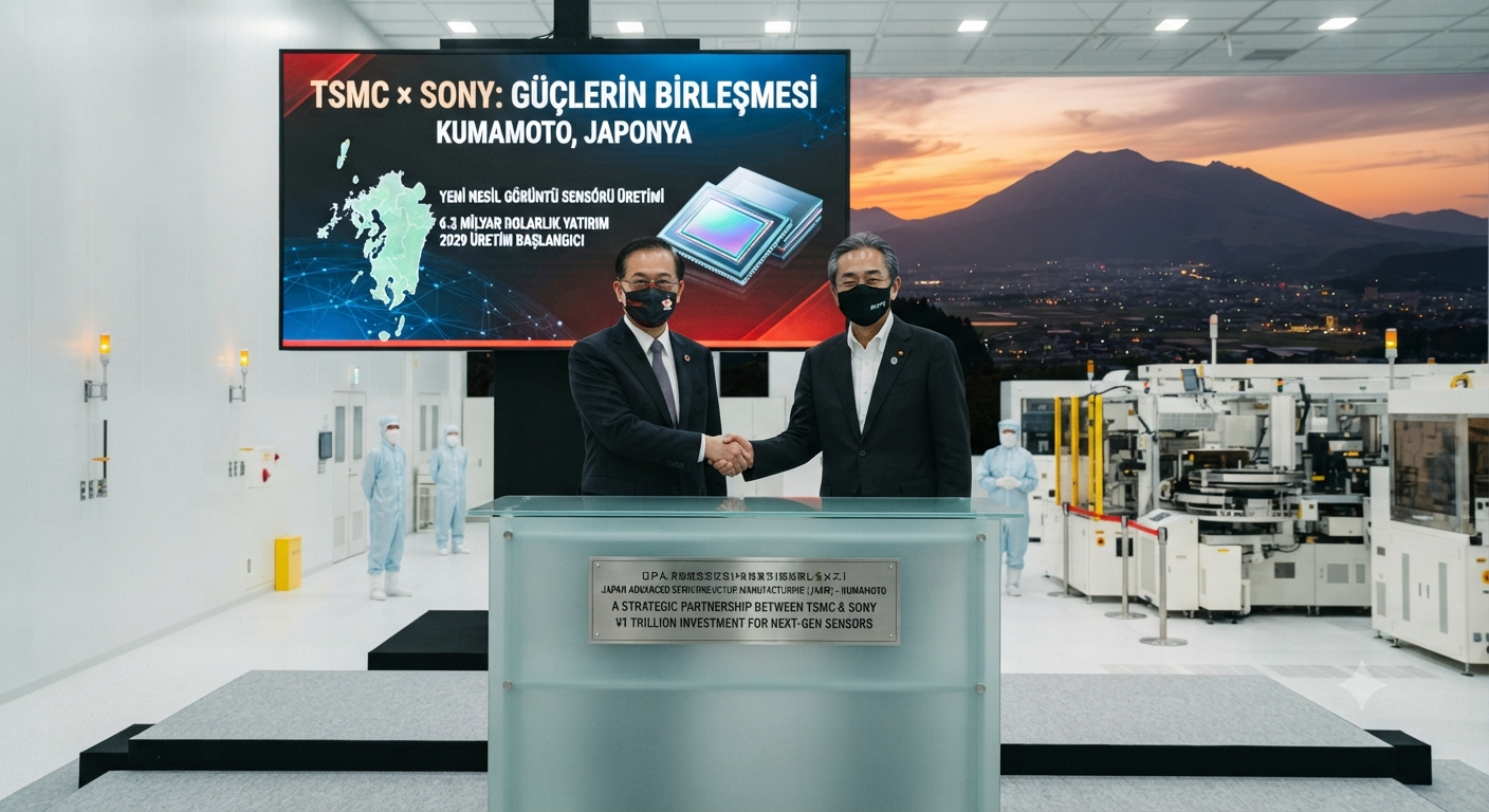 TSMC ve Sony'den Dev Yatırım: Japonya'da Yeni Nesil Görüntü Sensörü Fabrikası İçin 6.3 Milyar Dolarlık Ortaklık