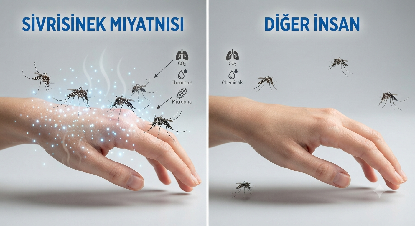Sivrisineklerin Favorisi Bazı İnsanlar!