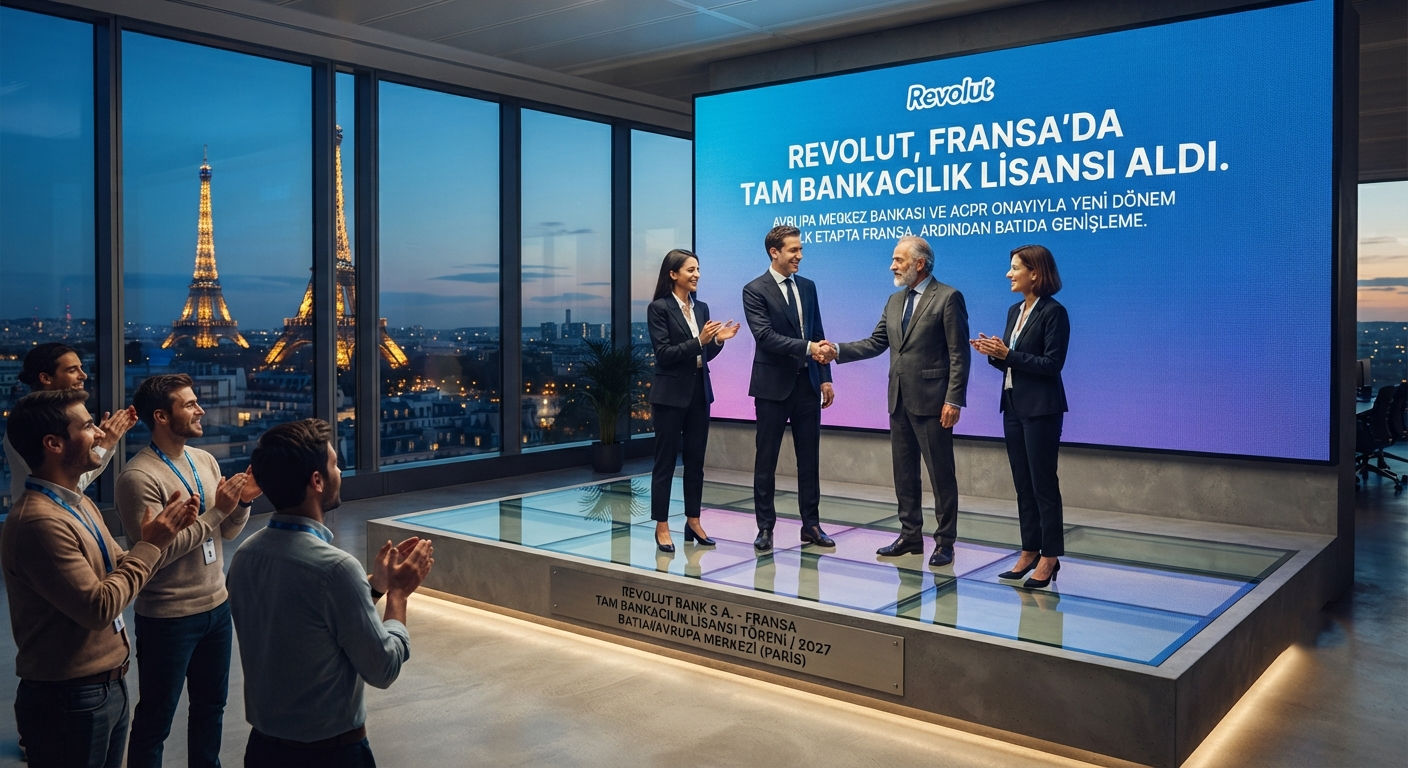 Dijital Bankacılık Devinden Büyük Adım: Revolut Fransa'da Tam Bankacılık Lisansına Kavuştu