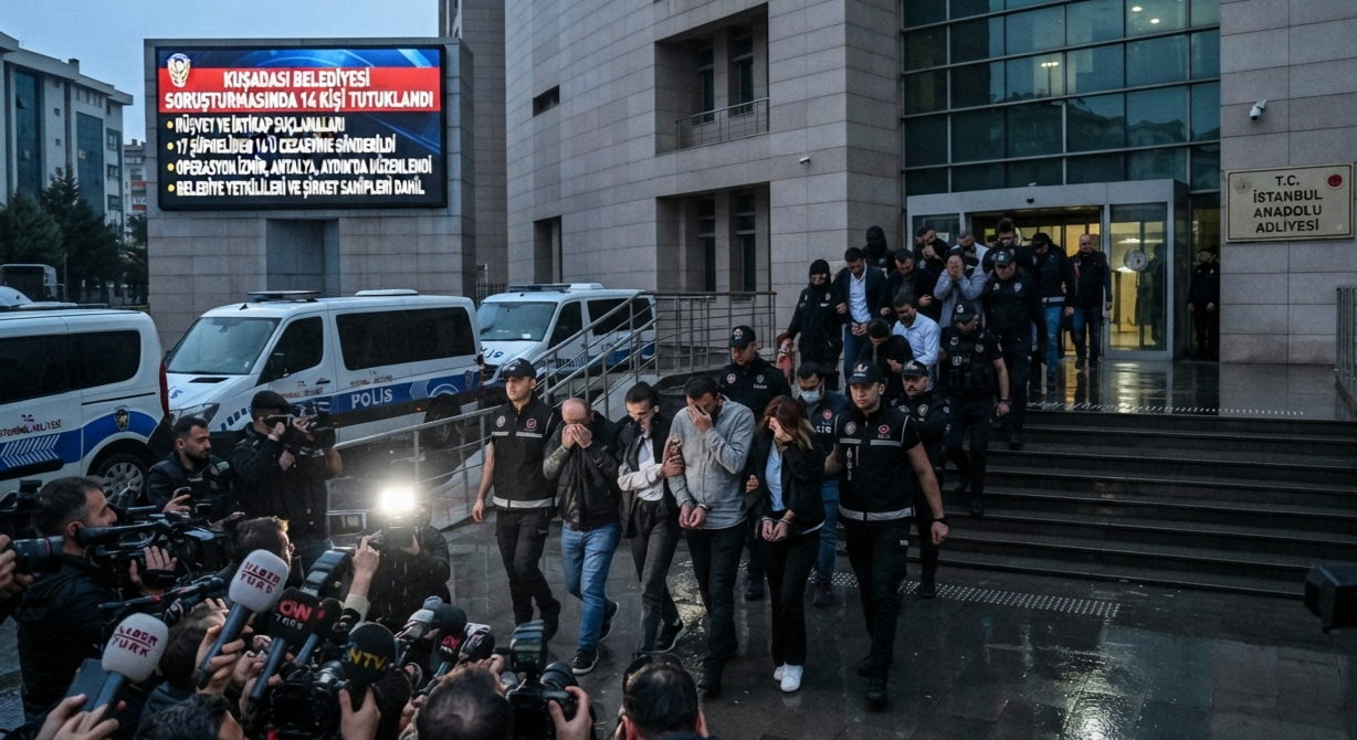 Kuşadası Belediyesi Soruşturmasında 14 Kişi Tutuklandı