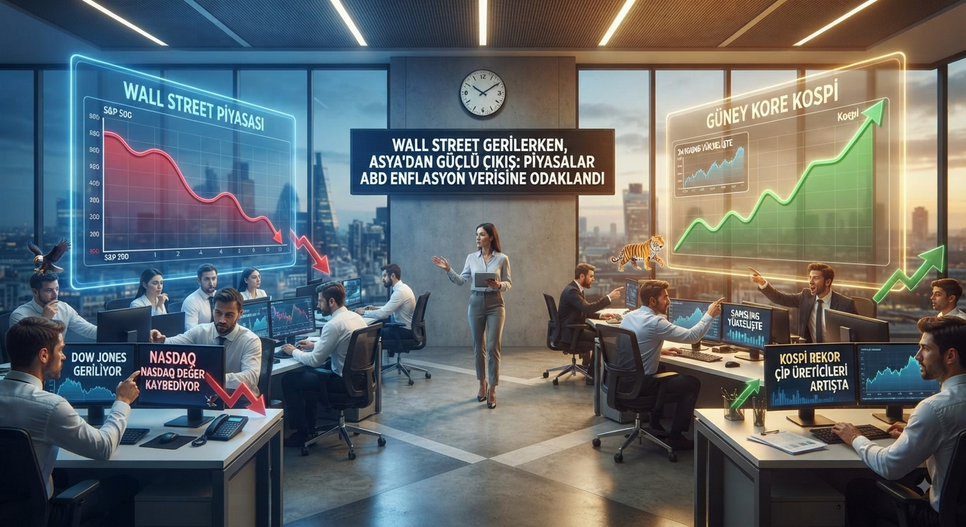 ABD Enflasyon Verisi Öncesi Küresel Piyasalar Karışık Seyrederken, Altın ve Petrol Değer Kazandı