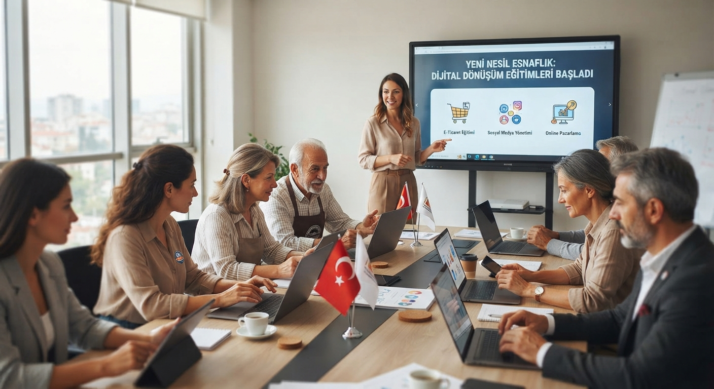 Yeni Nesil Esnaflık: Dijital Dönüşüm Eğitimleri Başladı