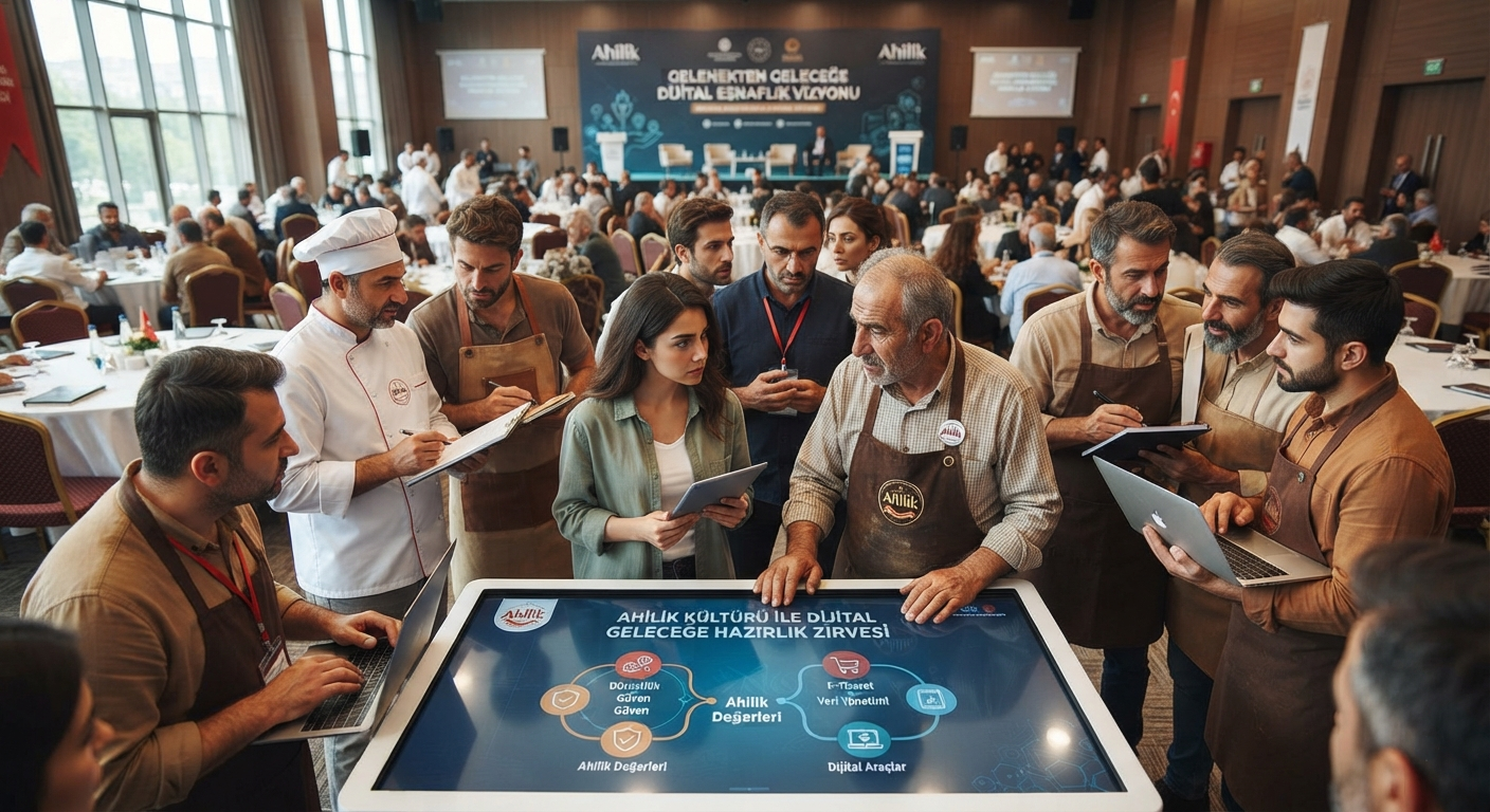 Esnafın "Ahilik" Kültürüyle Dijital Geleceğe Hazırlık Zirvesi