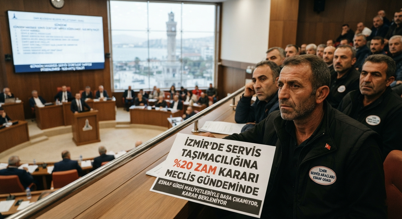 İzmir'de Servis Taşımacılığına %20 Zam Kararı Meclis Gündeminde
