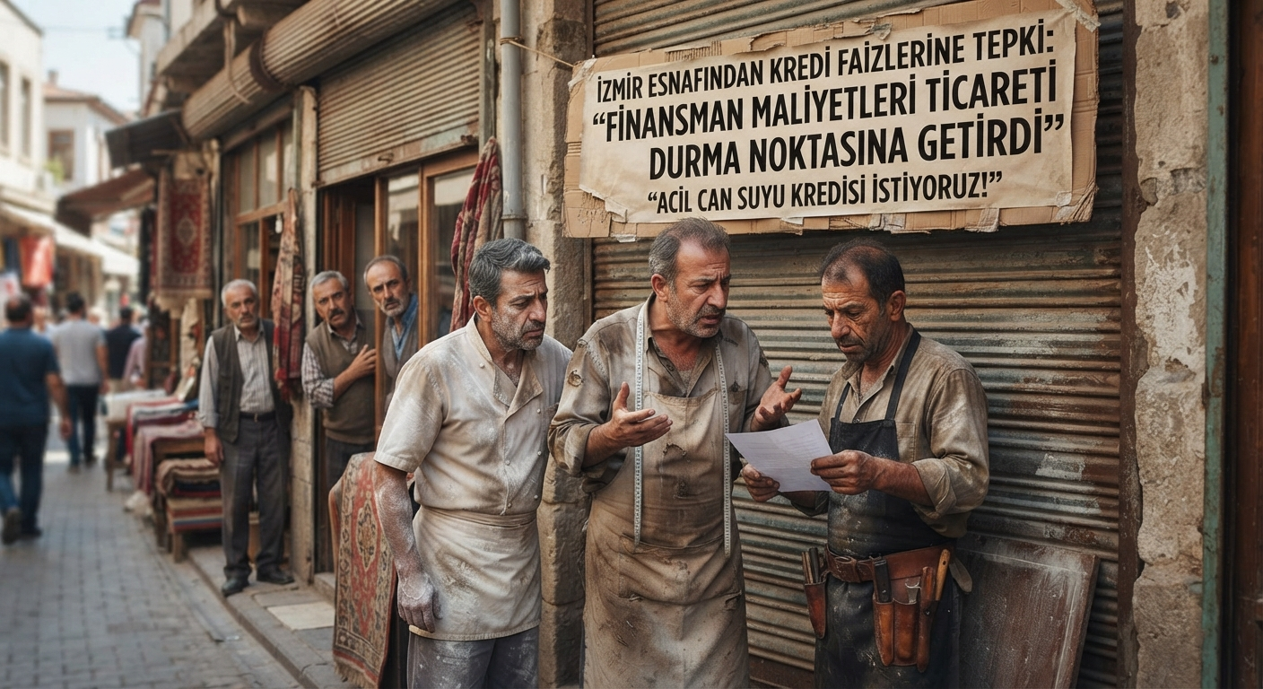 İzmir Esnafından Kredi Faizlerine Tepki: "Finansman Maliyetleri Ticareti Durma Noktasına Getirdi"