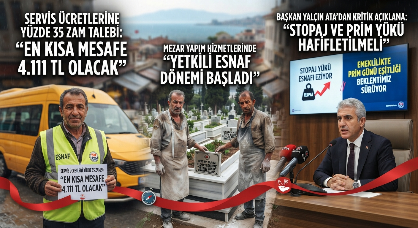 İzmir Esnaf Odalarından Son Dakika Gelişmeleri