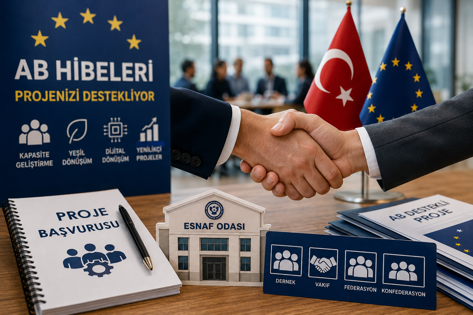 Esnaf Odaları ve STK'lara AB Hibelerinden Destek: Kimler, Nasıl Başvurabilir?