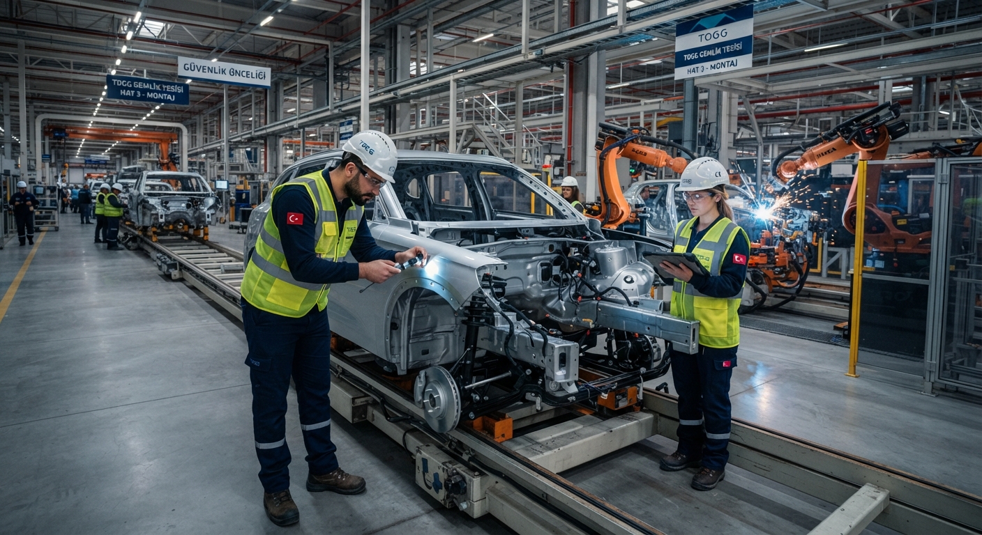 Türkiye'nin Otomotiv Sektöründe Daralma: Üretim %8, İhracat %14 Geriledi