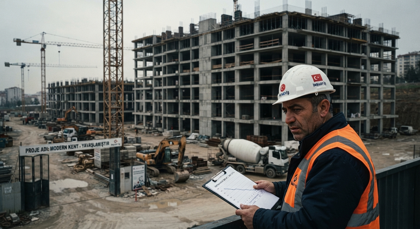 İnşaat Sektöründe 3,5 Yılın En Büyük Darbesi: Üretimde Sert Düşüş