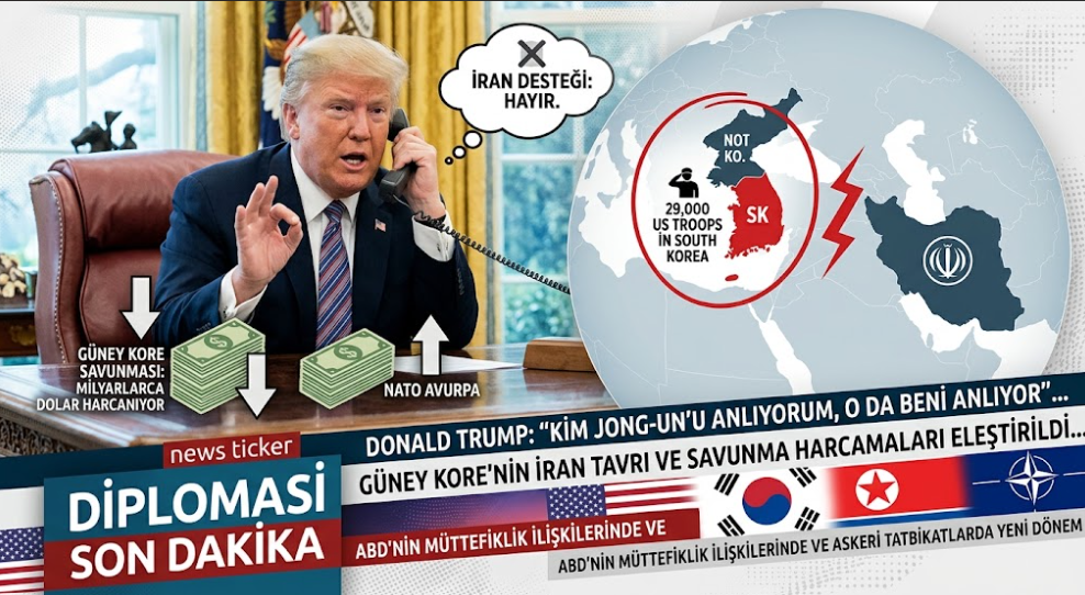 ABD ile Güney Kore Arasında İran Gerilimi: Trump'tan Seul Yönetimine Sert Eleştiri