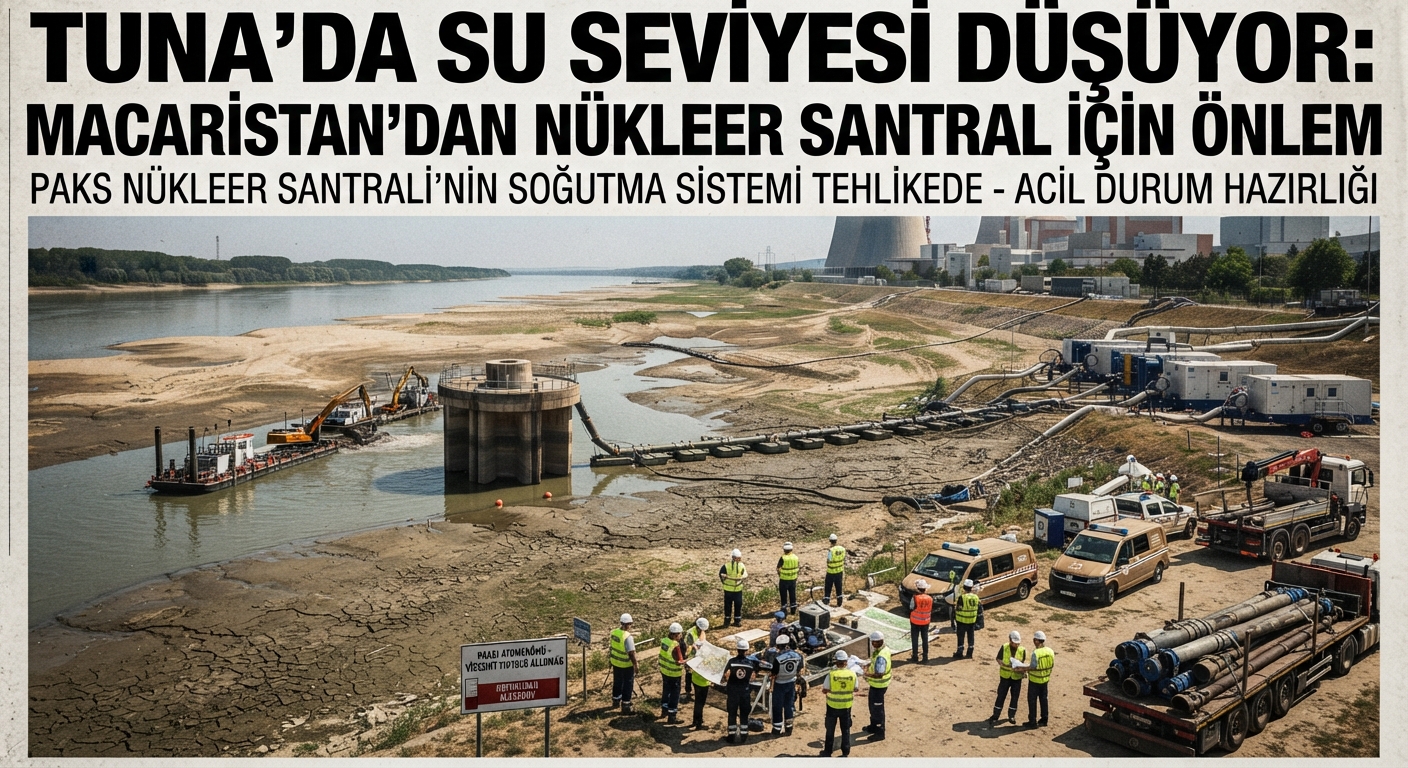 Tuna'da Kritik Düşüş: Macaristan Nükleer Santralinin Soğutma Sistemi İçin Alarm Verdi