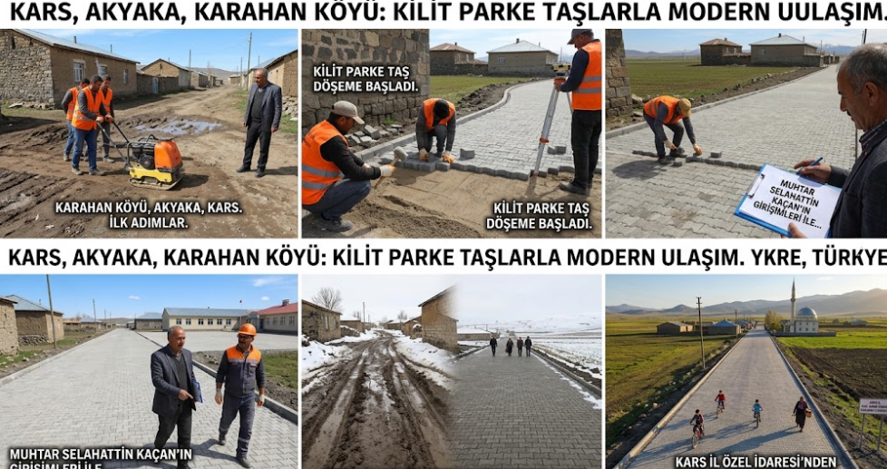 Yerel Yönetimden Akyaka Köylerine Altyapı Hamlesi! Yollar Modern Görünüm Kazanıyor