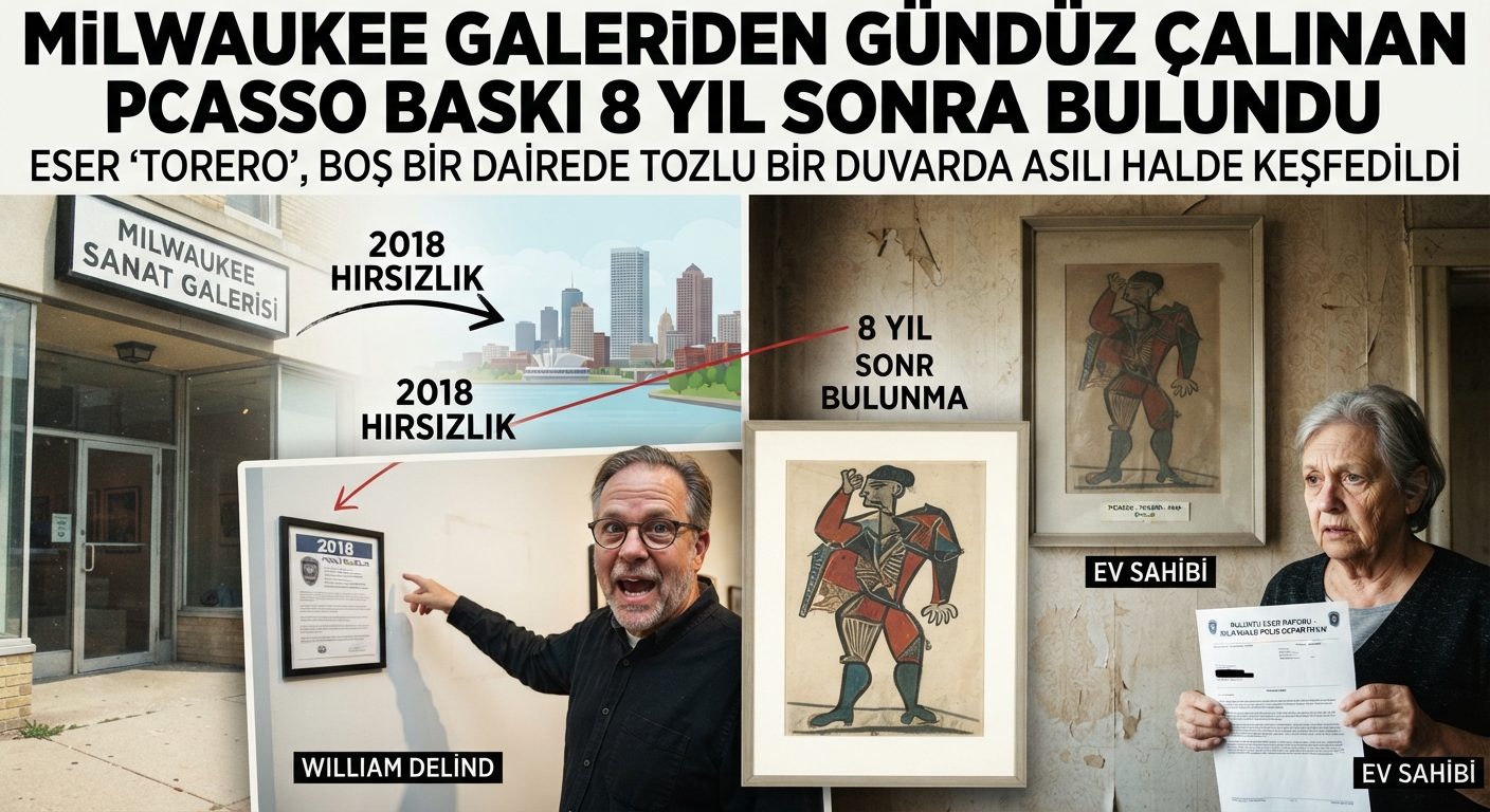 Milwaukee'de 8 Yıllık Gizem Çözüldü: Çalınan Nadir Picasso Tablosu Bulundu