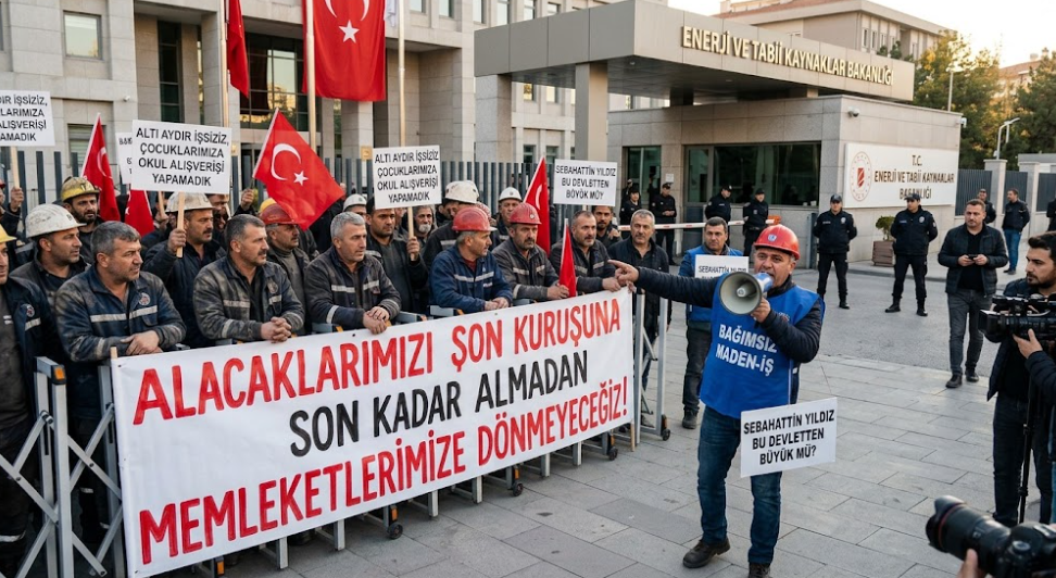 Ankara'daki Madenci Direnişi Sürüyor: "Sebahattin Yıldız Devletten Büyük mü?"