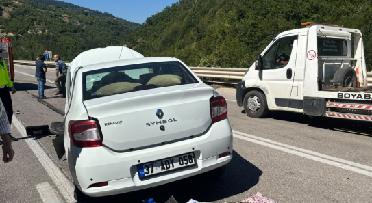 Sinop’ta Dört Aracın Karıştığı Kazada 6 Kişi Yaralandı