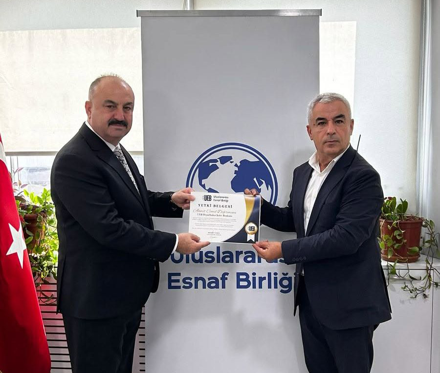 UEB Türkiye Teşkilat Ağını Büyütüyor: Diyarbakır Şube Başkanlığına Yeni Görevlendirme