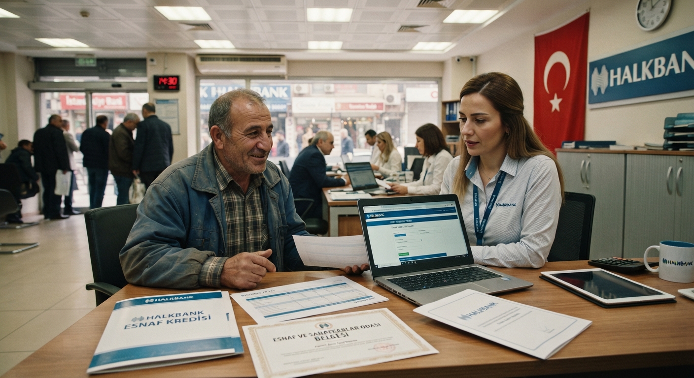 Halkbank Esnaf Kredisi Faiz Oranları ve Başvuru Şartları 2026