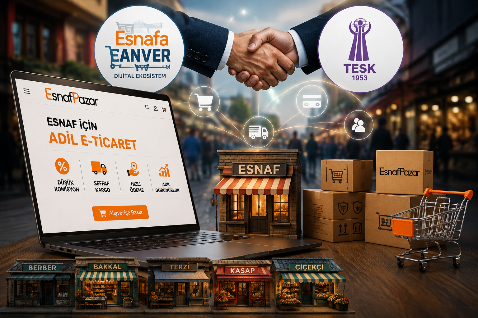 Esnaf Pazar, Esnafın Yeni Dijital Kalesi Rekabette