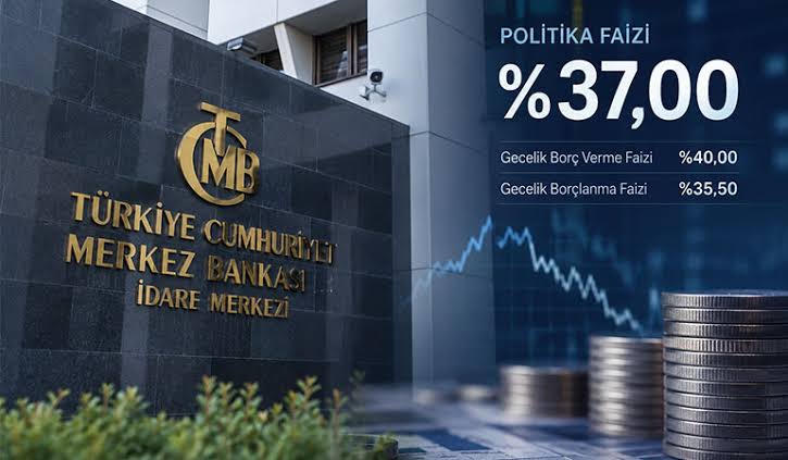 TCMB Faizi Sabit Tuttu: 5. Kez Yüzde 37'de Kaldı