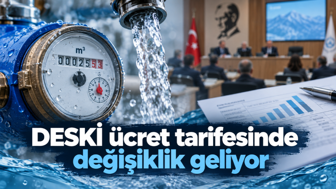 Denizli'de DESKİ tarifeleri değiştirildi karar oybirliğiyle çıktı