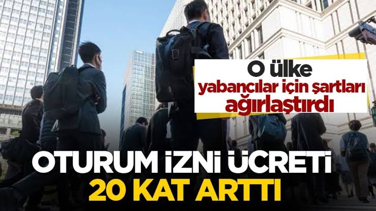Japonya'da Oturum Harcı 20 Kat Arttı, Yabancılara Şartlar Ağırlaştı