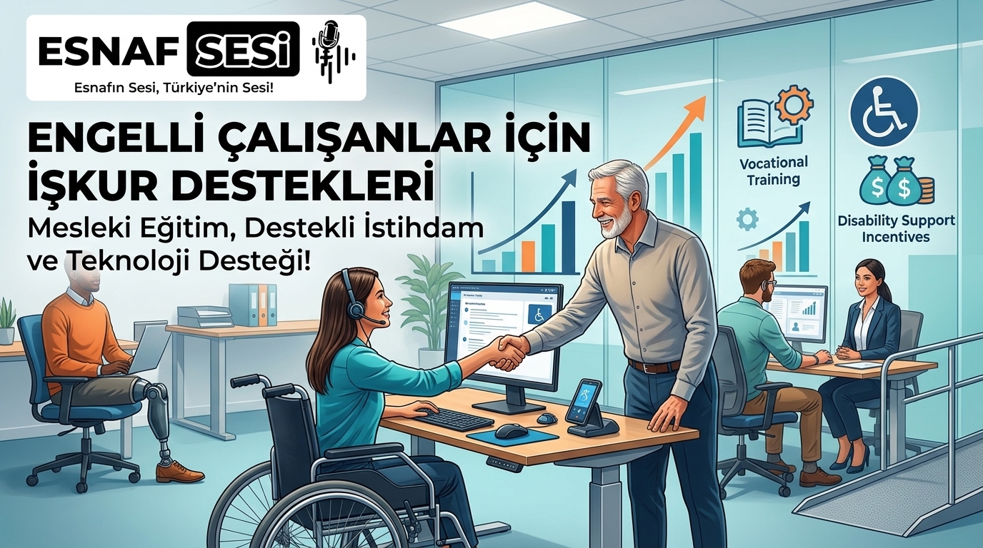 Engelli istihdamına İŞKUR'dan 905 bin TL'ye varan proje desteği