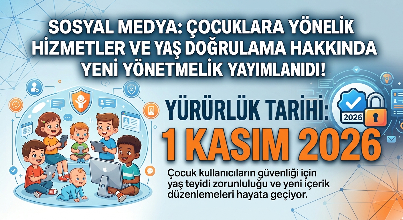 Sosyal medyada 15 yaş altı yasaklanıyor, yaş doğrulama 1 Kasım’da başlıyor