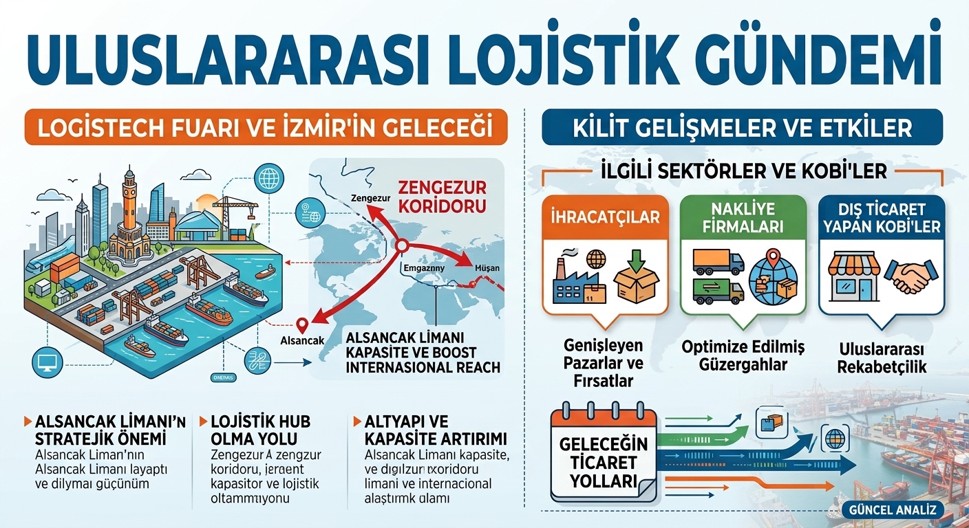 Alsancak Limanı’nın geleceği LOGISTECH’te konuşuldu, hedef 1 milyon TEU