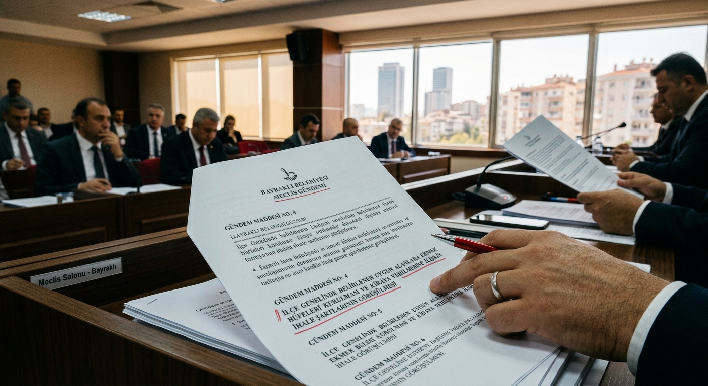 Bayraklı'da ekmek büfeleri için ihale gündemi, meclis maddesi esnafı yakından ilgilendiriyor