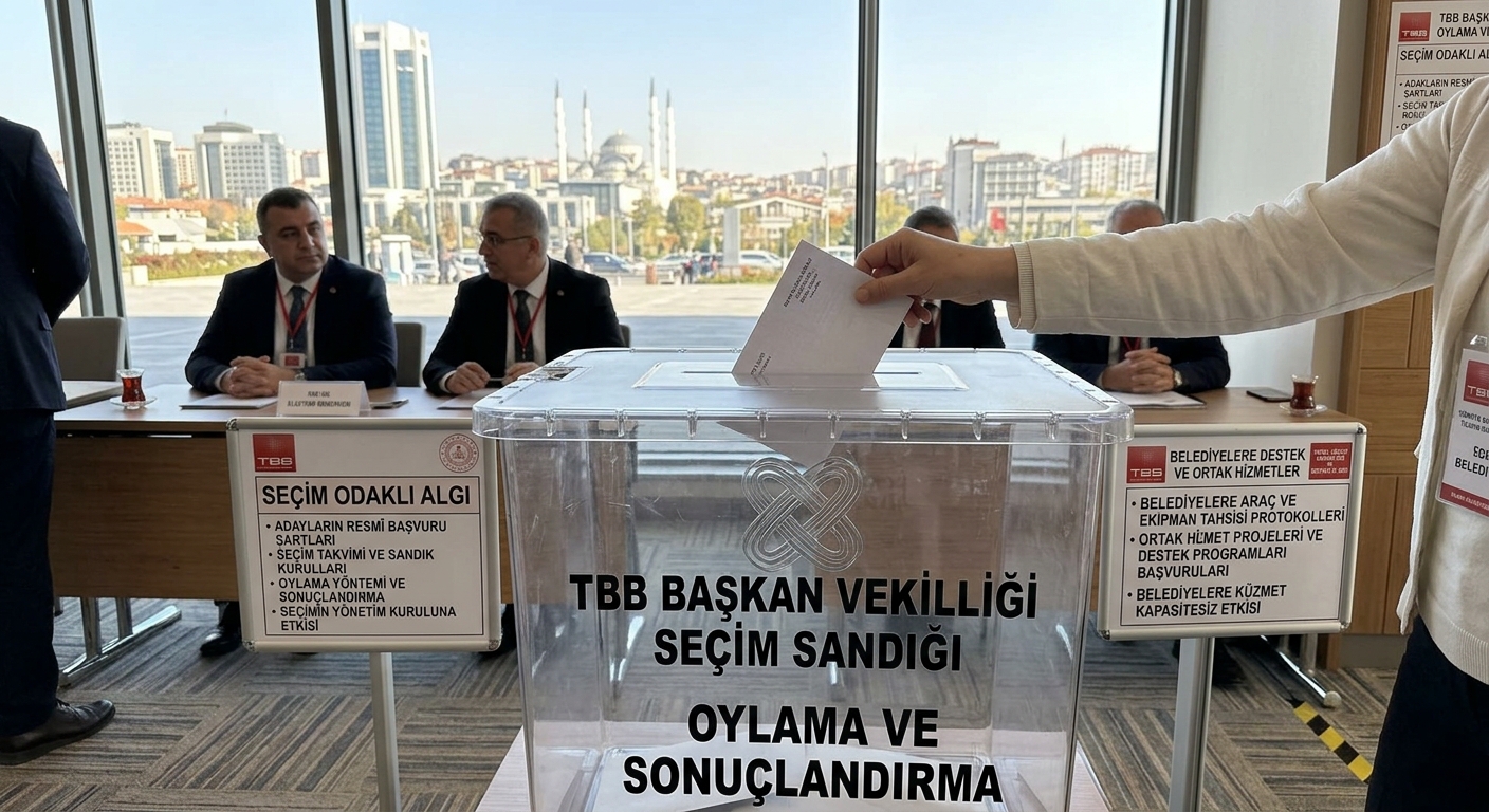 TBB başkan vekili seçiminde ilk tur tamamlandı, Ünlüce 409, Büyükakın 369 oy aldı
