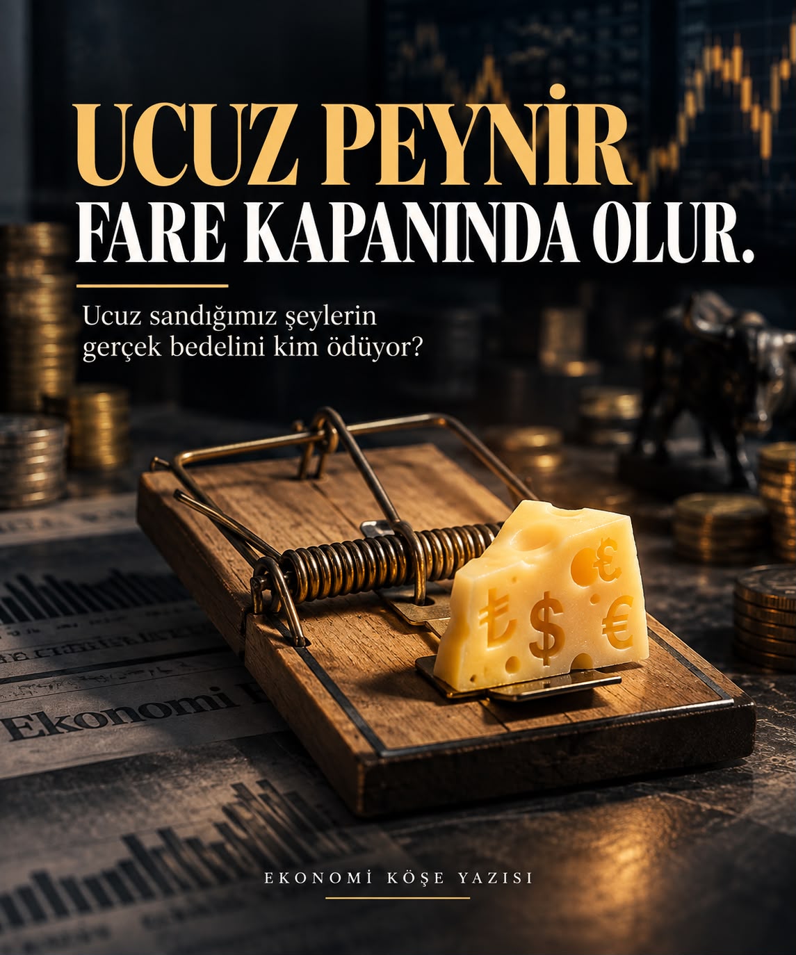 Ucuz Peynir Fare Kapanında Olur