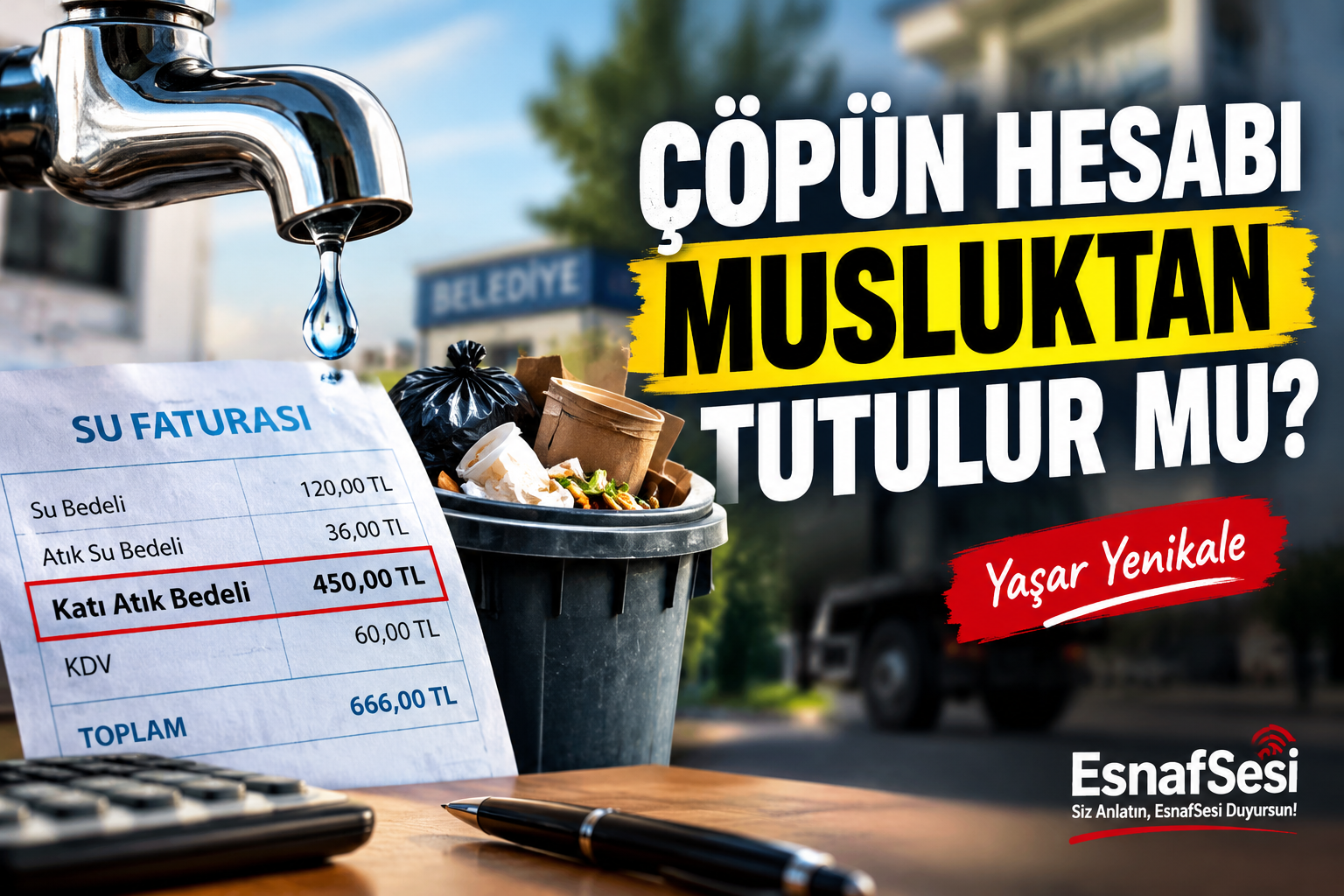 Çöpün Hesabı Musluktan Tutulur mu?
